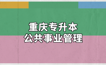 2024年重庆专升本公共事业管理专业招录情况汇总