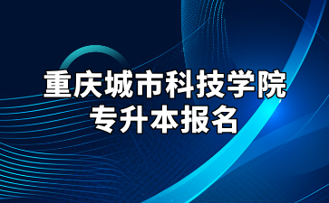 重庆城市科技学院关于做好2025年重庆专升本报名工作通知